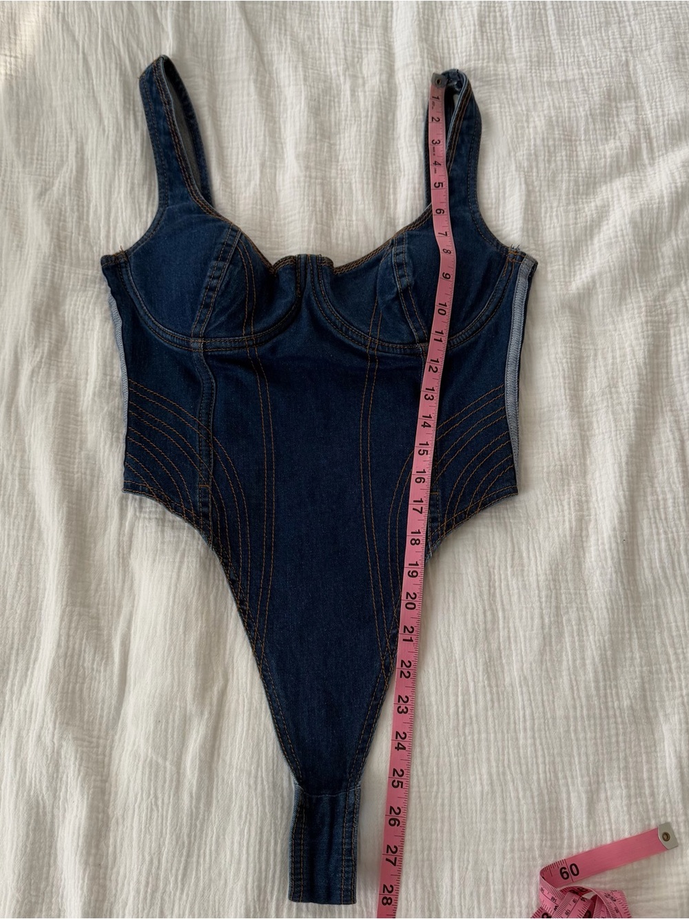 Ivy Park Denim Bodysuit - Picture 7 of 9